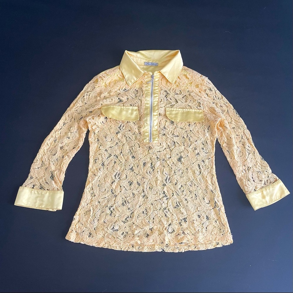 Lace blouse, worn only twice.